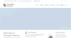 Desktop Screenshot of foresightalliance.com